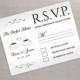 DIY Printable Wedding RSVP Template 