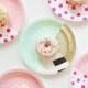 Flamingo Dots Small Cake Plate