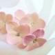 Pink Hydrangea Wedding Hair Accessories by Nikush Jewelry Art Studio