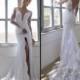 Sexy Backless Mermaid Lace Sheer Riki Dalal Wedding Dresses Sexy Long Sleeve Illusion High Split 2016 Garden Bridal Gowns Vestidos De Noiva Online with $130.84/Piece on Hjklp88's Store 