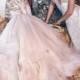 Glamourous Galia Lahav Blush 2016 Wedding Dresses Beaded Tulle Applique V-Neck Sleeveless Chapel Train Backless Mermaid Bridal Dresses Gowns Online with $139.74/Piece on Hjklp88's Store 