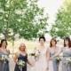 15 Bridal Parties Who Totally Nailed The Ombré Dress Trend