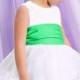 Sleeveless Tulle Organza Flower Girl Gown L132