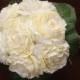 Elegant Rose White Peony Bouquet Wedding Flowers Artificial Camellia Silk Flower Bouquet For Bridesmaids Bridal 7 Flower Heads