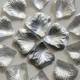 1000pcs/lot Silver Silk Rose Petals Artificial Flower Petals Silver For Wedding Party Decoration Table Confetti