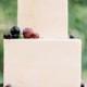 Dark Cherries Fruit Wedding Cake