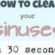 How To Clean Your Sinuses In 30 Seconds - RealBeautyTips.net