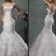 Elegant 2016 Mermaid Amelia Sposa Wedding Dresses Trumpet Spring Applique Lace Sweetheart Bridal Gowns Dress Sweep Train Custom Made Online with $127.73/Piece on Hjklp88's Store 