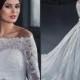 Vintage 2016 Wedding Dresses With Wrap Lace Sash Sequins Long Sleeve Applique Vestidos De Novia Chapel Train A-Line Bridal Ball Gowns Online with $140.63/Piece on Hjklp88's Store 