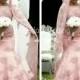 2015 Blush Pink Winter Plus Size Wedding Dresses Mermaid Long Sleeve Train Bateau Sheer Neck Applique Cheap Vintage Lace Bridal Dress Gown Online with $131.73/Piece on Hjklp88's Store 