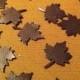 Items Similar To 200 Brown Metallic Leaf Confetti Table Decorations FREE SHIPPING Will Ship In 24 Hours On Etsy