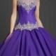 Regency Ball Gown Scoop Embroidery long Taffeta Beading Quinceanera DressSKU: QD00002-AL