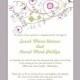 DIY Wedding Invitation Template Editable Word File Instant Download Printable Colorful Invitation Flower Wedding Invitation Bird Invitation