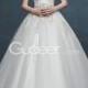 A Line Stunning Off the Shoulder Corset Lace Tulle Wedding Dress