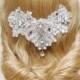 Lace Bridal Headpiece,Crystal and Pearl Wedding Headband, Wedding Gown, Wedding Hair Jewelry, Pearl Hair comb, Weddings Accessories, Ayansi