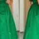Real Image Green Long Evening Dresses 2015 Simple Off The Shoulder Satin Arabic Dubai Celebrity Long Prom Dresses Formal Ball Gowns Online with $104.14/Piece on Hjklp88's Store 