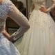 Real Picture Vestido De Noiva Wedding Dresses Ball Gown Sheer 2015 Scoop Appliques Tulle Lace Pearls Long Sleeves Bridal Gown Dresses Custom Online with $132.62/Piece on Hjklp88's Store 