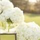 White Hydrangea Wedding Decor