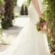 Essense of Australia Cap Sleeve Wedding Dresses Style D1845