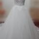 Real Photos A-line Vintage Wedding Dresses with Lace Wedding Gowns Lace-up Closure Bridal Gowns Custom Made Bridal Dress