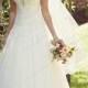 Essense of Australia A Line Lace Wedding Dress Style D1866