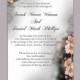 DIY Wedding Invitation Template Editable Word File Download Printable Invitation Orange Invitation Flower Invitation Peach Invitation