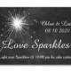 Love Sparkles - Sparkler Tag
