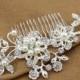 Swarovski Crystal Bridal Headpiece Handmade Wedding Accessories Bridesmaid Gift Idea