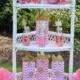 Pink And Gold Treat Stand Party Ideas