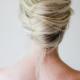 Delightful DIY Messy French Twist Hairstyle For Brides 