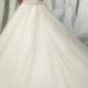 Off-the-shoulder A-line Beading 2014 Full Wedding Dress