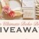 The Ultimate Giveaway For The Boho Bride!