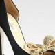 Valentino - Satin Jeweled Bow D'Orsay Platform Pumps