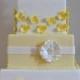 Photo: Pale Yellow Hydrangea Wedding Cake 