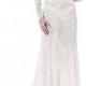 Ivory Lace Floor Length Bridal Dress (46299) - MADE To ORDER