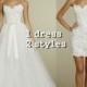 2 IN 1 TULLE AND LACE WEDDING DRESS SLEEVELESS BRIDAL GOWN