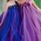 Purple Pearl Flower Girl Tutu Dress, Purple Tutu Dress, Flower Girl Dress
