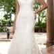 Full Of Lace Gothic Long Train Open Back Bridal Dresses Wedding Gowns Online with $149.64/Piece on Gama's Store 