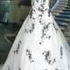 White-gothic-wedding-dress - Elegant Wedding