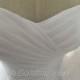 Real Photos Pleated Sweetheart Ruffled Wedding Dress Chapel Train Lace-up Bridal Gown