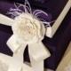 Wedding Card Box Cream And Ivory Crystals Customizable