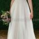 A-line Tulle Floor-length Lace Wedding Dresses