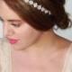 Bridal headband, Rhinestone bridal headband, Wedding, Bridal hairpiece, Silver bridal, Crown, Wedding Headband, Hair Accessory- Bloom