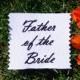 Personalized  Labels ''Father of the Bride'' by Natalia Sabins Custom Embroidered