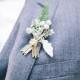 A Modern Boutonniere With Arrows & Berries