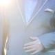 Custom Seattle Grey casual suit for groom