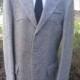 Vintage Men's Western Cut Lined Gray Wool Tweed Blazer/ Tweed Sport Coat/ Western  Wear By Real Sport Size 42