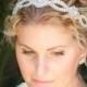 Lola  bridal headband,  rhinestone headband, wedding headband, bridal hair accessories, bohemian bridal headband
