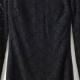 Black Hollow Lace Long Sleeve Round Neck Dress - Sheinside.com