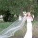 CHAPEL length One Layer Tulle Wedding Veil